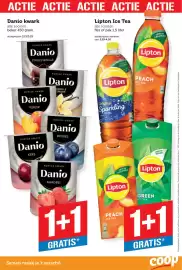 Coop folder week 41 Pagina 16: Danio kwark €3,19, Lipton Ice Tea €4,05