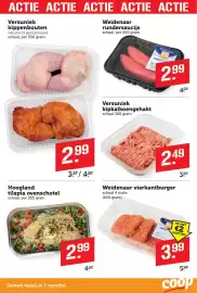 Coop folder week 41 Pagina 6: Weidenaar rundersaucijs €2,99, Versuniek kippenbouten €2,99