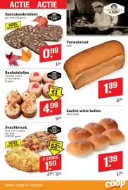 Coop folder week 41 Pagina 9: Hendrickx de Bakker Banketslofjes €4,99, Hendrickx de Bakker speculaasbrokken €0,99