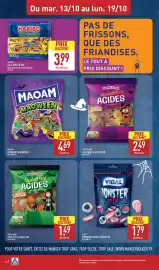 Catalogue ALDI semaine 42 page 18: Sweet Land Araignées Acides €2,49, VIDAL BONBONS MONSTER MIX €1,79