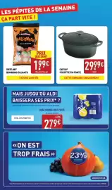 Catalogue ALDI semaine 42 page 2: CROFTON COCOTTE EN FONTE €29,99, Sweetland Bonbons Gluants €1,99
