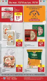 Catalogue ALDI semaine 42 page 22: MILSANI CHEDDAR RÂPÉ €2,59, PAPA TONI'S PIZZA GIGANTE €4,49