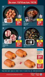 Catalogue ALDI semaine 42 page 7: Moules de Bouchot €5,99, ST-CLÉMENT LE BOUCHER 2 HACHÉS AU PORC €2,49
