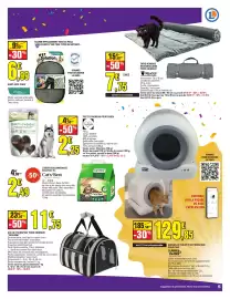 Catalogue E.Leclerc | Les Prix Renversants ! page 5: Gant anti-poils €6,99, FIDELAMI SAC DE TRANSPORT POUR ANIMAUX €11,75