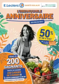 Catalogue E.Leclerc | L'IMMANQUABLE ANNIVERSAIRE page 1