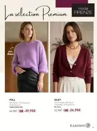 Catalogue E.Leclerc | Mode automne page 11: PULL €39,95, GILET €26,95