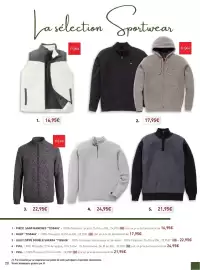 Catalogue E.Leclerc | Mode automne page 20: Tissaia Gilet €16,95, COLONA Sweat à capuche €24,95