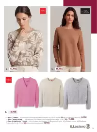 Catalogue E.Leclerc | Mode automne page 3: TISSAIA PULL €12,95, Moda FIRENZE €15,95