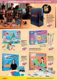 Rofu Kinderland Prospekt woche 41 Seite 4: Adventskalender Peppa Pig €19,99, Adventskalender Create your Pens €24,99
