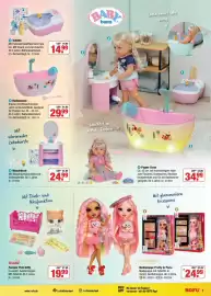 Rofu Kinderland Prospekt woche 41 Seite 7: Simba Pamper Petz Kitty €19,99, Toilette €14,99