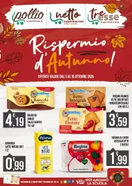 Volantino Netto Supermercati Pagina 1: Mulino Bianco Fette Biscottate Dorate/Integrali €3,59