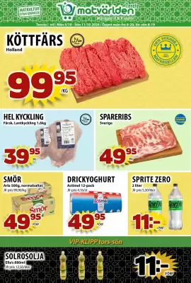 Matvärlden Tensta reklamblad (giltig till och med 11-10)
