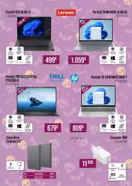 Folleto MR Micro Página 3: Lenovo Portátil V15 G5 IRL I3 €499,00, Dell portátil pro 15 essential pv15250 i5 €679,00