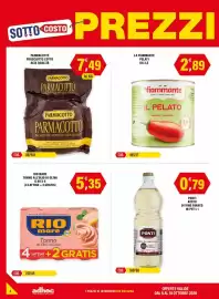 Volantino Adhoc Pagina 2: Parmacotto prosciutto cotto di alta qualità €7,49, La fiammante il pelato €2,89