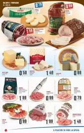 Volantino Maxipiù Pagina 2: Fiorucci Salame Napoli €0,99, Negroni Prima Stella Prosciutto Cotto €1,89