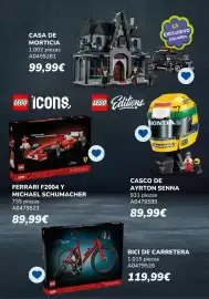 Catálogo Juguettos Página 16: Lego - bici de carretera €119,99, Honda - casco de ayrton senna €89,99