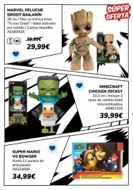 Catálogo Juguettos Página 2: Minecraft - chicken jockey €39,99, Marvel - peluche groot bailarin €29,99