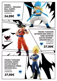 Catálogo Juguettos Página 28: Dragon - figura gogeta €34,99, Dragon - dragon ball z €37,99