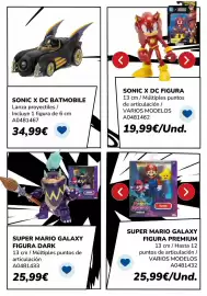 Catálogo Juguettos Página 3: Sonic - x dc figura €19,99, Nancy - super mario galaxy figura premium €25,99