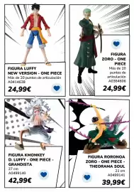 Catálogo Juguettos Página 33: One - figura kmonkey d. luffy piece - grandista €42,99, One - figura zoro- piece €24,99