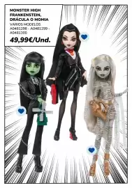 Catálogo Juguettos Página 36: Monster - high, frankenstein, dracula o momia €49,99