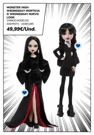 Catálogo Juguettos Página 38: Monster - high wednesday mortica o wednesday nuevo look €49,99