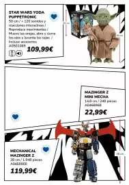 Catálogo Juguettos Página 5: Star - wars yoda puppetronic €109,99, Mechanical mazinger z €119,99