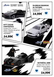 Catálogo Juguettos Página 6: Jada - batmóvil 1989 €14,99, Jada - kitt coche fantastico €14,99