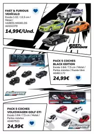 Catálogo Juguettos Página 7: Fast & furious vehiculo €14,99, Majorette - pack 5 coches volkswagen golf gti €24,99