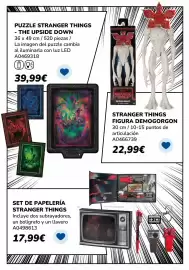 Catálogo Juguettos Página 8: Stranger things figura demogorgon €22,99, Puzzle stranger things €39,99