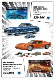 Catálogo Juguettos Página 9: Hot wheels - mercedes-benz 300 sl €129,99, Hot wheels - premium lamborgini mura p400 sv €129,99