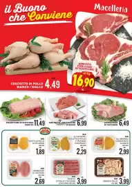 Volantino Mazzeo Supermercati Pagina 3: AIA Salsicce di pollo e tacchino con suino €3,99, AIA kebab di pollo €3,99