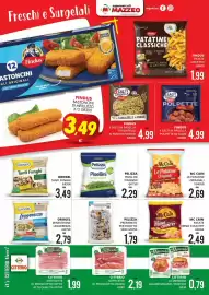 Volantino Mazzeo Supermercati Pagina 6: Findus 4 Salti in Padella Polpette al Sugo €4,99, Pelizza Pisellini €2,29