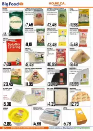 Volantino Big Food Pagina 10: Parmigiano Reggiano Cantarelli €18,99, Brunelli cacio e pepe grattugiato €8,49