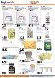 Volantino Big Food Pagina 14: Tovaglie carta color paglia €5,80, Corona carta igienica jumbo mini €9,60