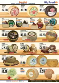 Volantino Big Food Pagina 19: Petrucchi Pecorino Rigato Amatrice €22,39, Pecorino Roncione al latte crudo Busti €2,99