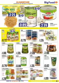 Volantino Big Food Pagina 33: Funghi naturale D'Amico €2,09, Select legumi vetro €0,65