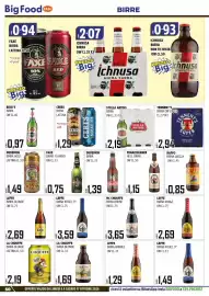 Volantino Big Food Pagina 50: Stella Artois birra €2,19, Tennent's Birra OW Super €2,94