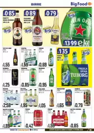 Volantino Big Food Pagina 51: Heineken birra €0,95, Tuborg birra €0,69