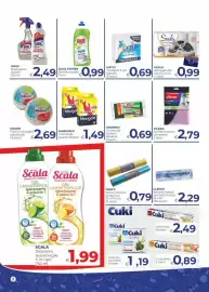 Volantino Pilato Pagina 2: Vileda Actifibre panno universale €2,79, Dual Power Detersivo piatti €0,99
