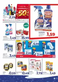 Volantino Pilato Pagina 3: Glassex Detergente vetri e multiuso €1,49, Rotomop sistema inox €15,99