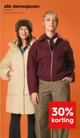 HEMA Flugblatt woche 41 Seite 3: alle damesjassen S t/m XL Bij minimale besteding van 19.99 E 30% korting 000000.. 04