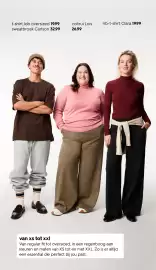 HEMA Flugblatt Seite 6: t-shirt Job oversized 19.99 sweatbroek Carlson 32.99 coltrui Lois rib-t-shirt Clara 19.99 26.99 van