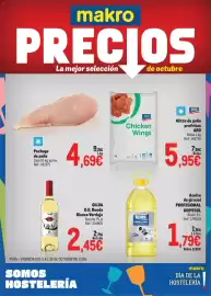 Catálogo Makro Página 1: Pechuga de pollo €4,69, Gilda D.O. Rueda Blanco Verdejo €2,45