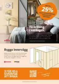 Bolist reklamblad Sida 6: elfa® Bygga innervägg Behöver du ett extra rum eller lite avskärmning? Ett kryp-in för tonåringen