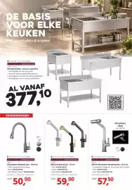 HANOS folder Pagina 2: Higold BN4.0 Keukenkraan €59,00, Higold AN4.0 Uittrekbare Keukenkraan - 41,2 cm €57,50