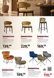 HANOS folder Pagina 6: Kaja Armstoel Corazon €119,00, Kaja Fauteuil Eden €199,00