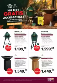 HANOS folder Pagina 8: Ofyr classic 85 - corten €1.449,00, Big Green Egg Minimax €1.199,00
