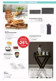 HANOS folder | Non-Food Pagina 8: Serveerhandschoenen €9,49, Serveerplateau Leisteen €1,88