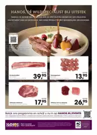HANOS folder | Courant Pagina 32: Wildzwijn nekbrood €17,95, Wildduo hert en wildzwijn €26,95